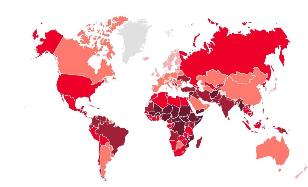 বৈশ্বিক রোগঝুঁকির নতুন মানচিত্র 